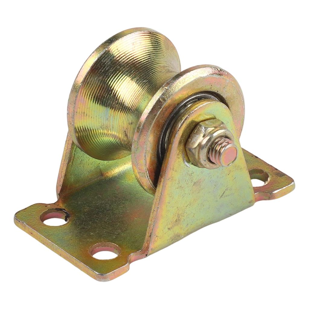 Single Wheel Pulley Block U Type 1 Pcs 4 Self-tapping Screws For Climbing Rope For Rope For Trolleys For Wire Rope