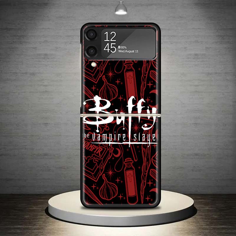 Buffy the Vampire Slayer Phone Case For Samsung Galaxy Z Flip 7 6 5 4 3 5G Shockproof Cover Z Flip7 Flip6 ZFlip5 Flip3 Flip4 Lux