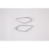 ABS Chrome Rear Fog Light Lamp Frame Cover Trim For - Kia Seltos 2pcs