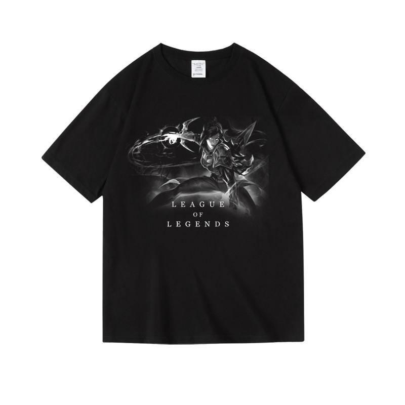 2024 Games LOL League of Legends Men's Printed Women's Cotton Crew Neck Short Sleeve Half Sleeve T-Shirt Men's Women's T-Shirt