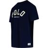 Polo Ralph Lauren Letter Print Round Neck Loose Fit Short Sleeve T-Shirt Men Tops Blue 710952043-001