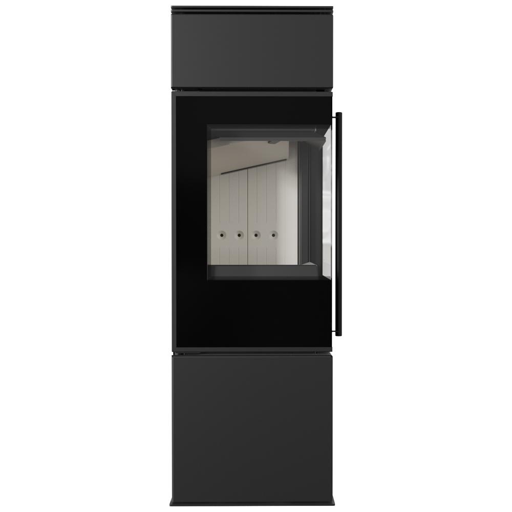 Wood burning steel stove KRATKI REN/S left Ø 150 7 kW