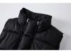 2025 Korean Unisex Casual Warm Stand Collar Short Loose Vest Jacket for Autumn/Winter