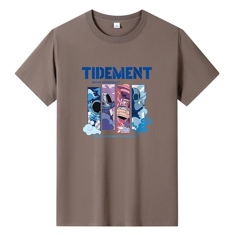 Мужская повседневная футболка из чистого хлопка Big Yards — фото 4