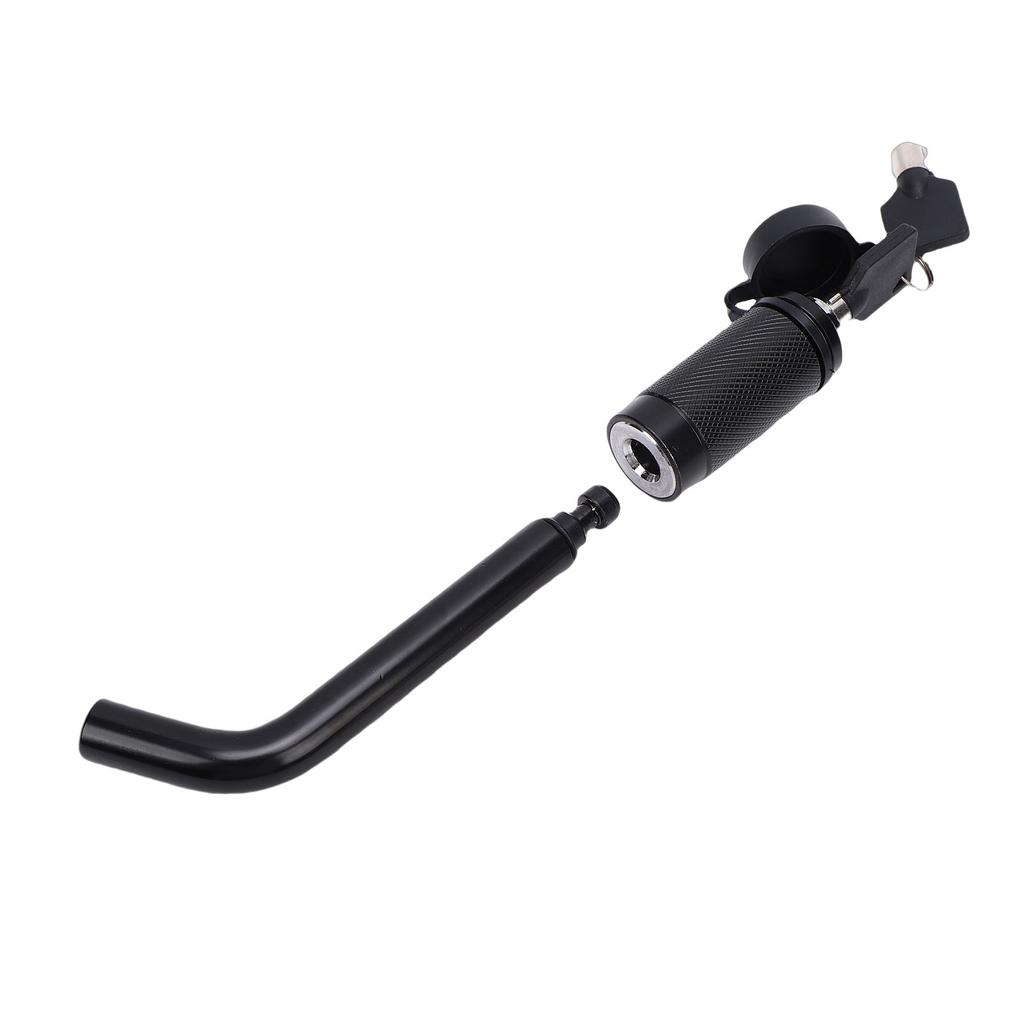 Trailer Hitch Receiver Lock Diameter 5 8 Inch Bent Pin Anti Theft Carbon Steel Hitch Pin Lock for 2 Inch and 2 1 2 Inch