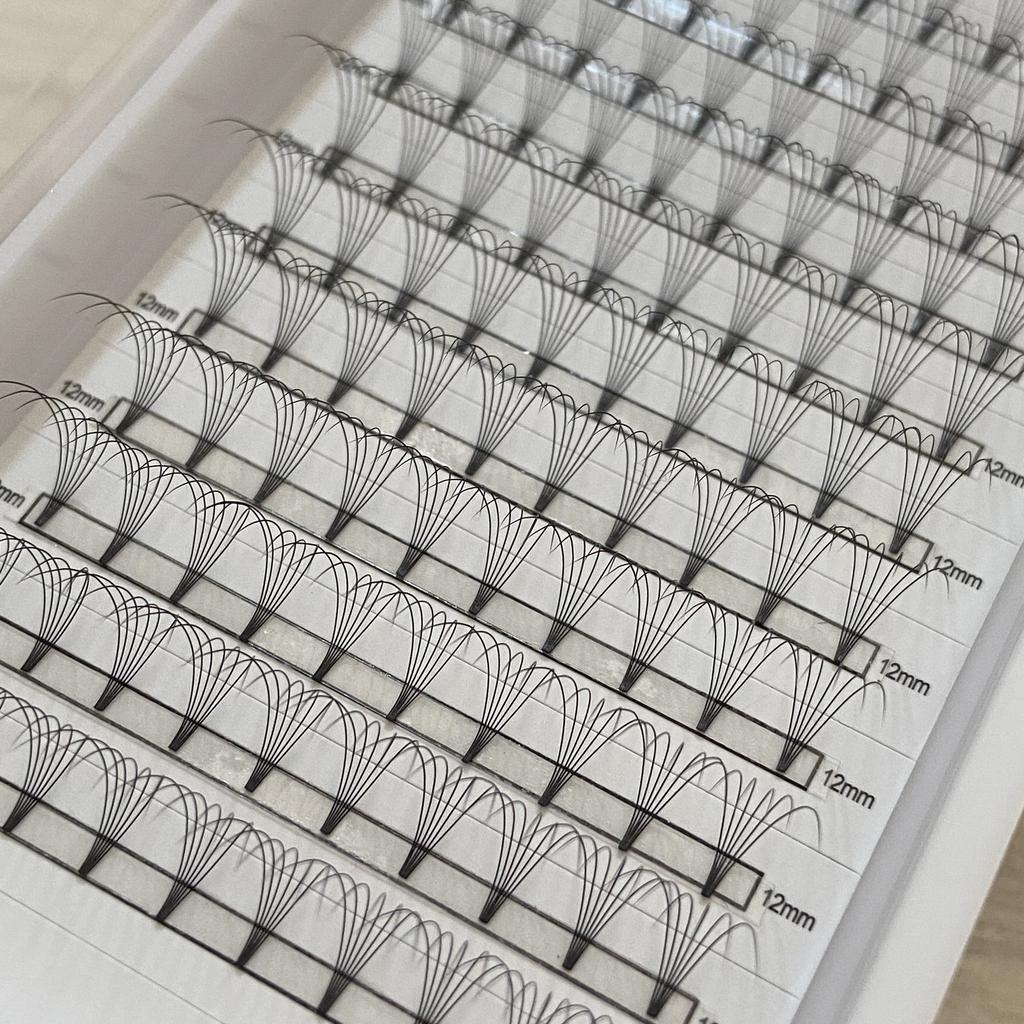 Short Stem  Premade Fans  Natural Eyelash Extensions 6d  0.07 0.10 Eyelash Extensions Lash Extensions