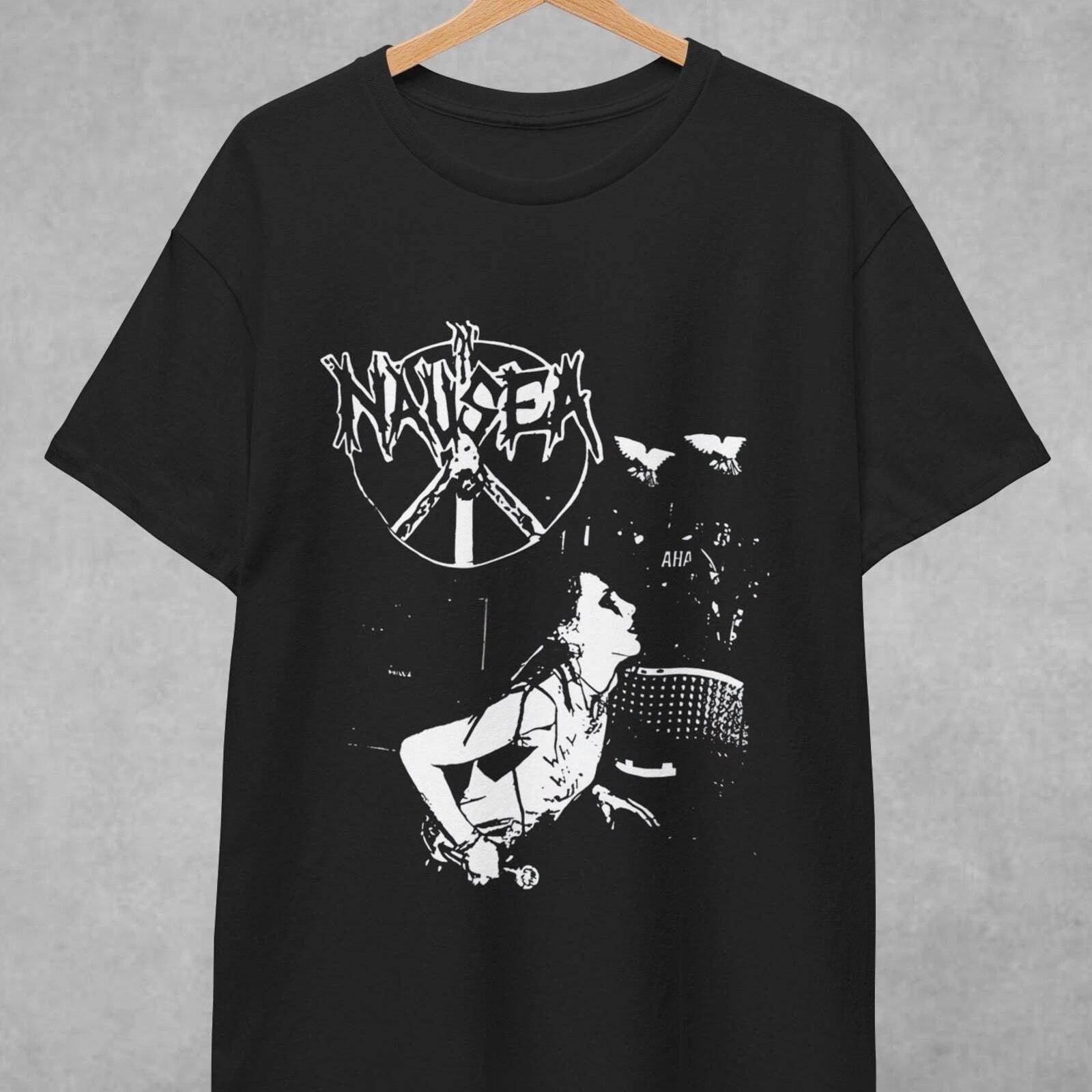 Nausea Amy Miret Graphic T Shirt, Doom, Disrupt, Electro Hippies, Punk, Subhuman S