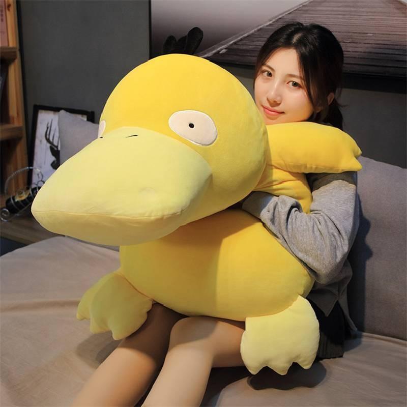 Adorable Creative Plush Duck Toy Soft And Cuddly Yellow Duck Stuffed Animal Pillow For Home