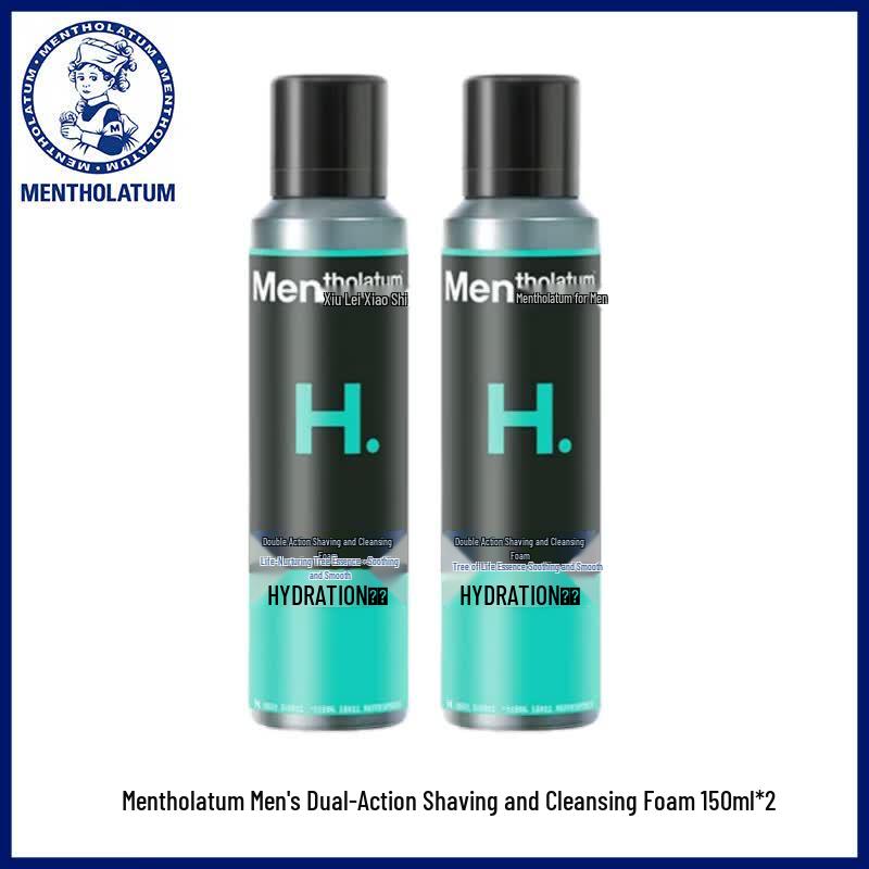 Mentholatum Men s Dual-Action Shaving & Cleansing Foam