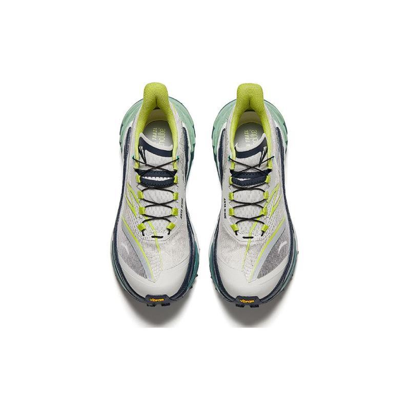 Anta Cushioning Wear-Resistant Low-Top Running Shoes Men's Gray Yellow Sneakers 112425533S-2