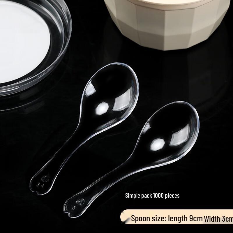 

Одноразовые пластиковые десертные ложки