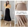CoeFodMavo Strick Lang Meerjungfrau Plus Elastisch Uni Perfekt für Jeden Tag Winter Damenrock, Rock, Rock, Größen, Taille, Taille, Figurschmeichelnd,