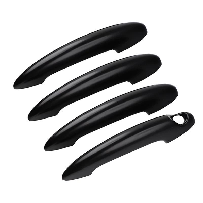 Door Handle Cover For BMW MINI Cooper R50 R52 R53 R55 R56 R58 R59 R61 Carbon Fiber Black Car Exterior Stickers Auto Accessories