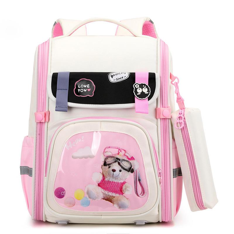 Capacity Large Unisex Backpack For Elementary School Children Ages One To Three In Trendy Colors