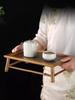 Handmade Bamboo Tea Table, Tea Tray, Dry Brewing Table, Pot Holder, Tea Set Storage, Tea Sea Storage Rack, Cup Holder