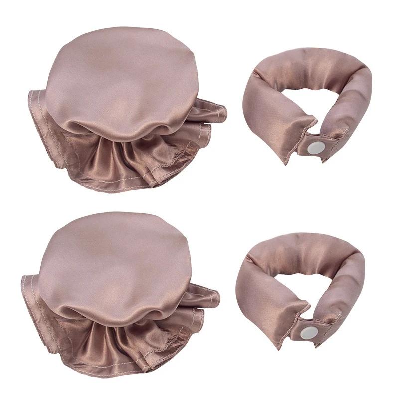 2/4 szt. Zestaw wałków do loków bez ciepła Bez ciepła Lokówka do włosów Jedwabne loki Miękkie wałki do włosów Opaska do spania Lokówki do włosów Narzędzia do stylizacji