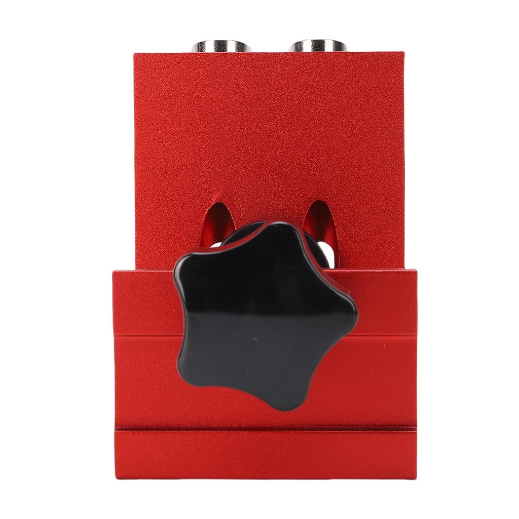 Inclined Hole Drilling Positioner,     Hole Jig Kit, 15 Degrees  Angle Aluminum Alloy Woodworking Drilling   for Cabinet, Furniture 