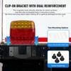 1Set 12V Rear Towing Trailer Taillight LED Wireless Universal Trailer Rear Taillight Signal Warning Brake Lamp Brake Stop Lamp