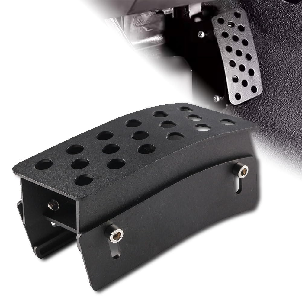 Motikvans Wrangler Accelerator Pedal Anti-Slip Accelerator Raised Pedal Raised Foot Restless Pedal Fits Wrangler JK 2007‑2017 Models Wrangler JK