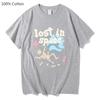 Lost In Space Planet T-shirts Unisex Kawaii/Cute 100% Cotton Tshirts Summer Regular T Shirt Sense of Design High Street Tops