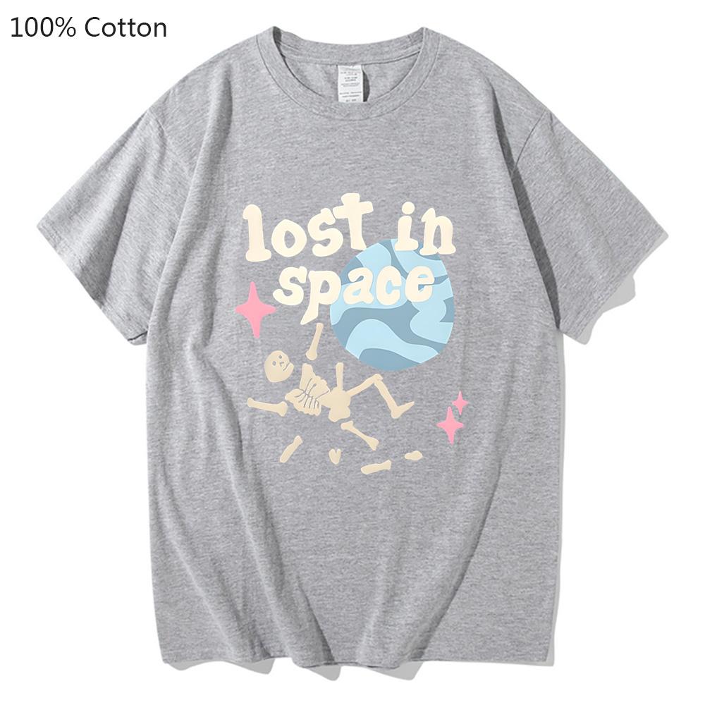Lost In Space Planet T-shirts Unisex Kawaii/Cute 100% Cotton Tshirts Summer Regular T Shirt Sense of Design High Street Tops