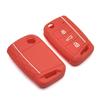 3-knapps vippnøkkel silikondeksel passer for VW GOLF 7 MK7 SKODA SEAT 2014 2015 2016 FOB HULL OCTAVIA COMBI LEON IBIZA CUPTRA Deksel