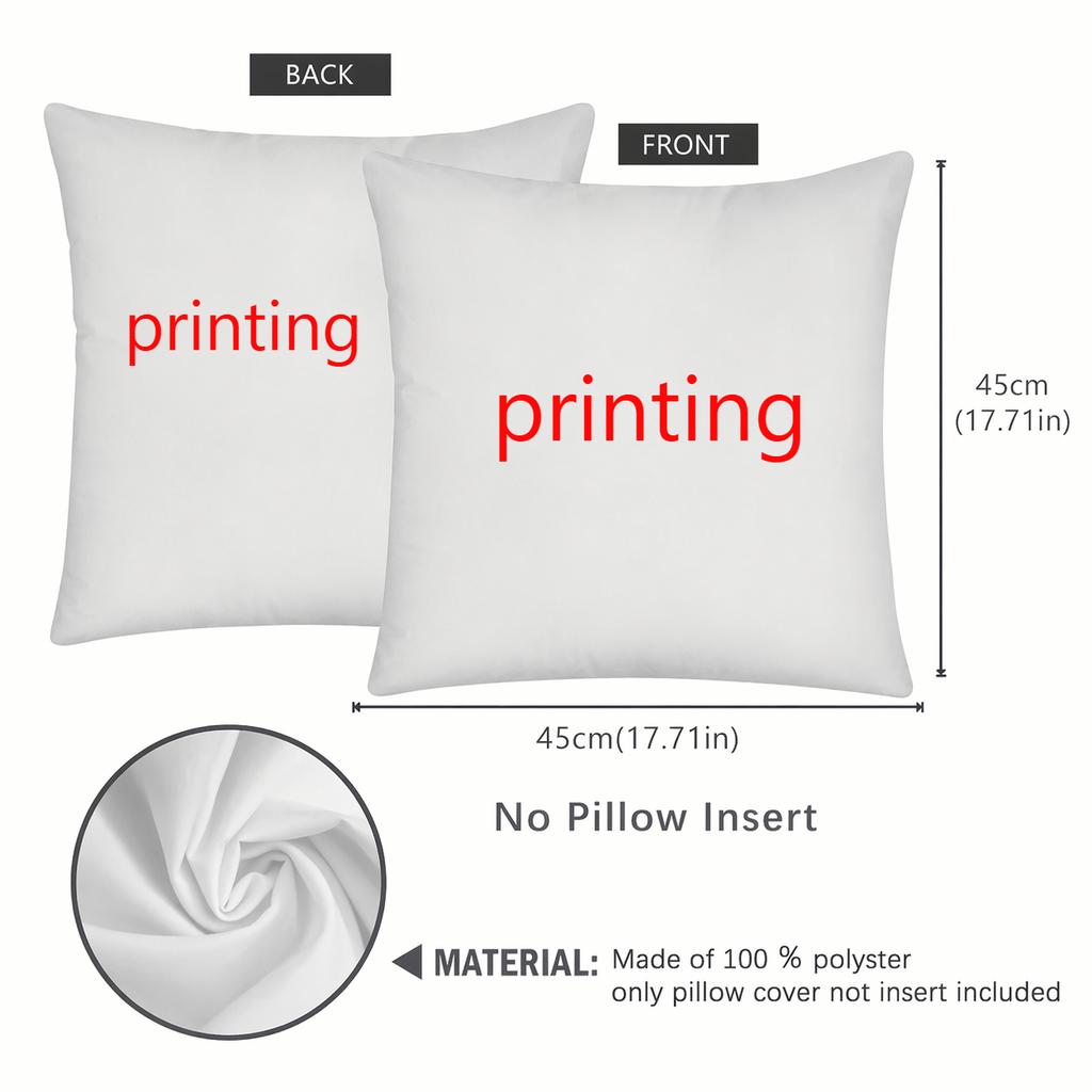 Mandala Flower Pattern Pillow Covers – Bohemian Vintage Design Soft Plush Cushion – For Sofa Living Room Bedroom Home Decor