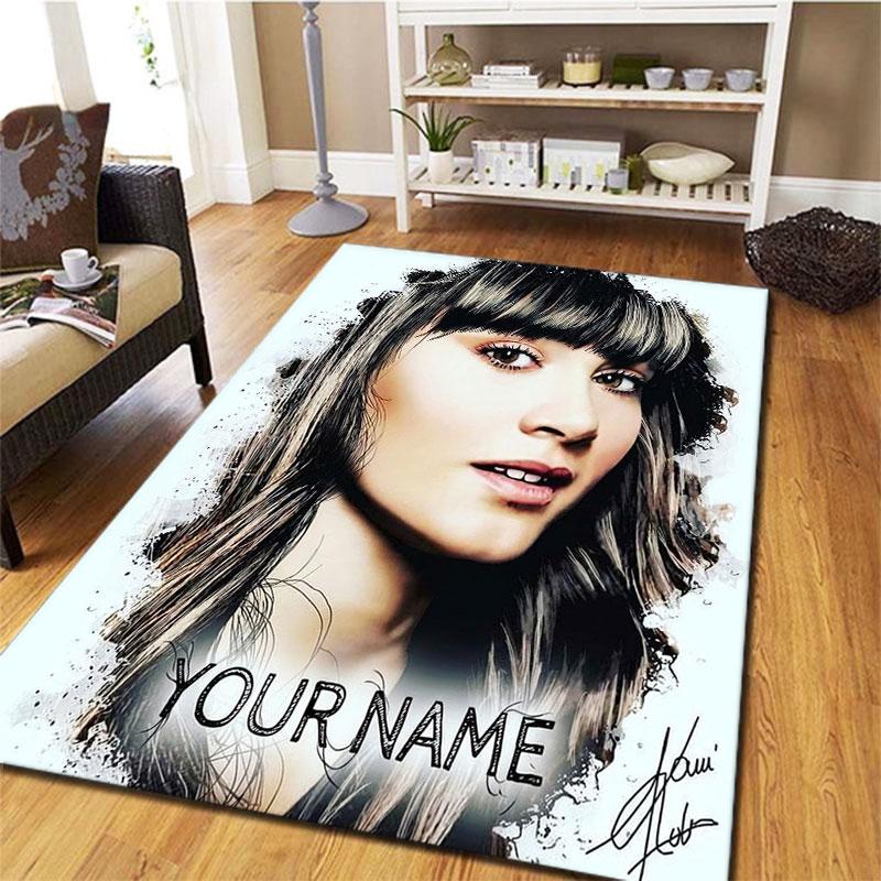 Aitana Custom Name Carpet Rug for Living Room Bedroom Home Sofa Decoration,Kids play Non-slip Floor Mat