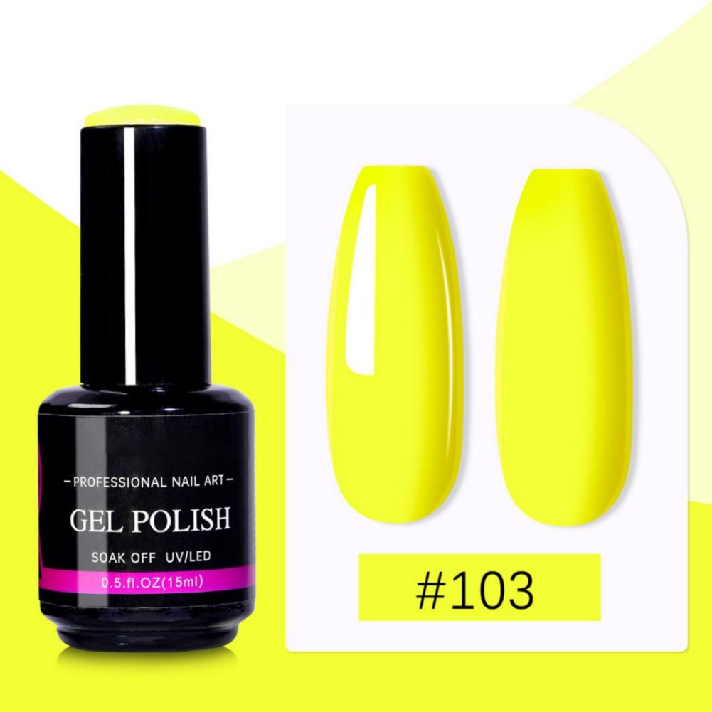 12 Farben Fluoreszierender Nagellack Gel Langlebige DIY Maniküre Nagelkunst