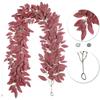 Fake Greenery Eucalyptus Vine Home Decor Wedding Decoration UV Fade Resistant Lifelike Leaves Long-lasting Plastic