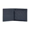 Coach 3 In 1 Wallet With Logo Embossed Leather Card Holder Women Wallets Dark-Blue C1231-DDE