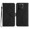HT05 For Xiaomi 14T Case Skin-Touch Lines PU Leather Flip Phone Cover