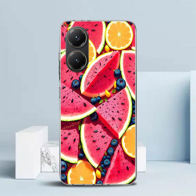 Watermelon Summer Fruit Phone Case For Xiaomi Poco F7 Ultra X5 X6 X7 Pro M7 Redmi 15C 15 13C 13 12C 12 10C 10 10A 9 9C 9A 9T Cov