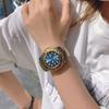 Men's Luxury Business Steel Watch 2025 Male Gifts Gradient Dial Auto Date,luminous Hands Quartz Watches For Man Relogio Masculino