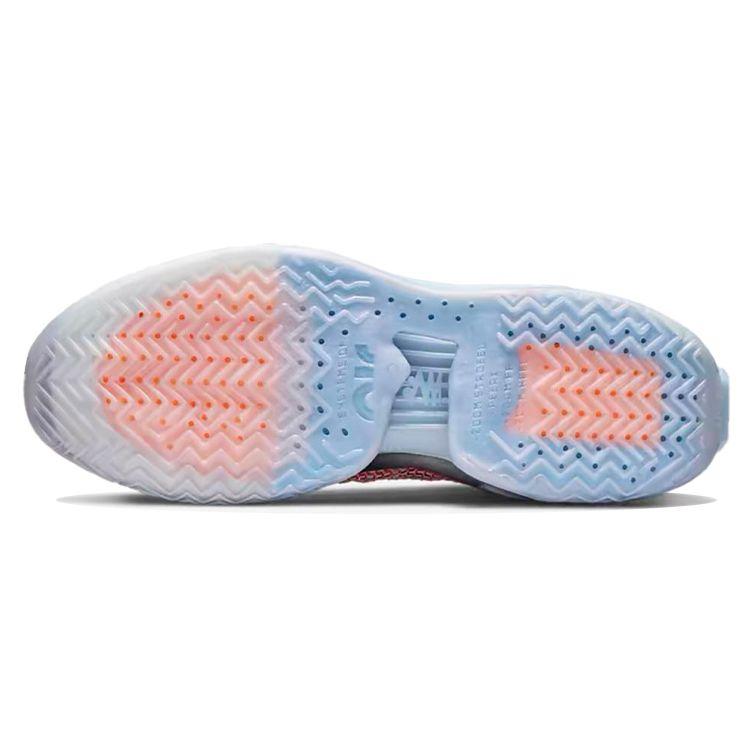 Nike Zapatillas Unisex Air Zoom GT Jump China Carmesí Brillante Azul Juego-Negro-Naranja Hiper DO6326-640