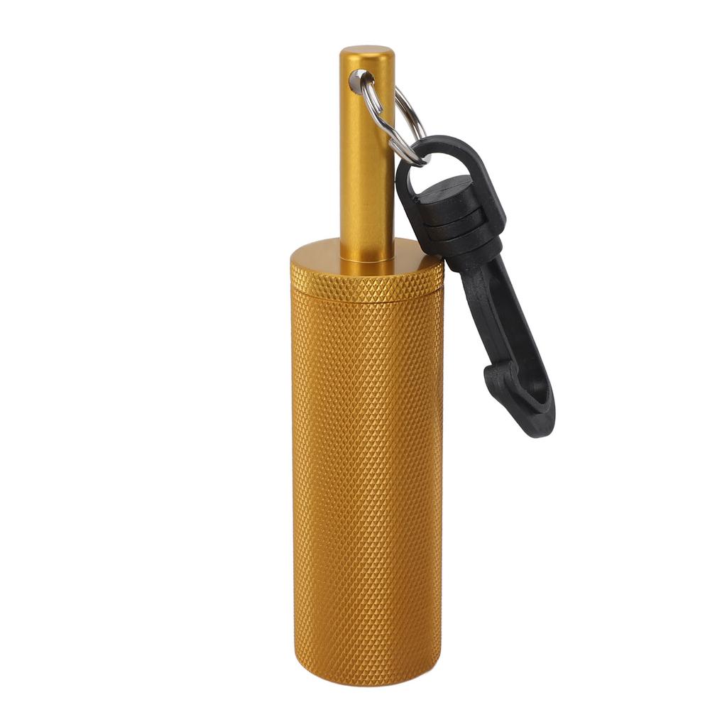 Signal Bell Diving Stick Noise Maker Crisp Sound Aluminum Alloy Underwater Shaker Bell with Clip