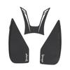 Areyourshop 3X Side Tankpad Fuel Tank Protector Fit For Kawasaki Versysx300 17-20 Rubber