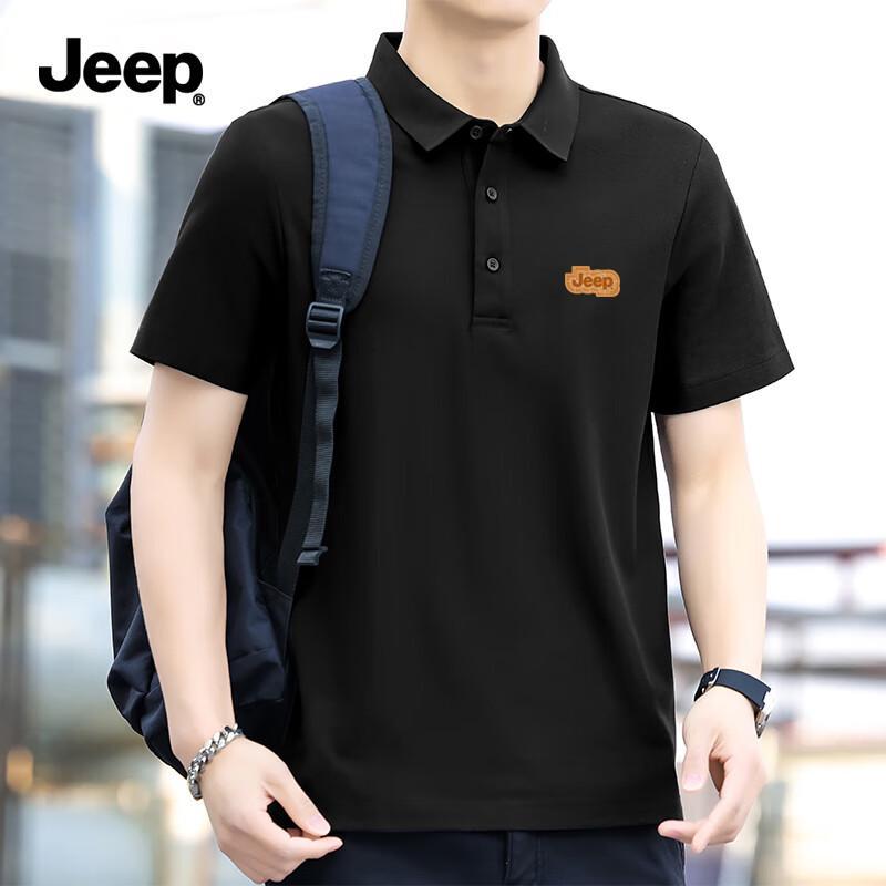 JEEP Men s Summer Quick-Dry Sun Protection Polo Shirt 3XL