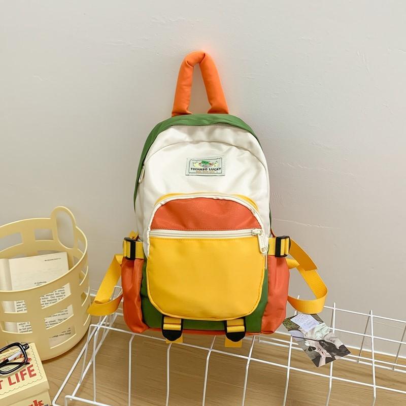 Stoffrucksack für Kinder mit atmungsaktiven Air-Cushion-Trägern für Schule und Reisen