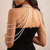 Round Bead Body Chain Jewelry Handmade Jewelry Bridal Tassel Necklace  Bridal Accessories