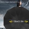 130CM Large 10 Bones Solid Color Umbrella Large Format Outdoor Sunshade Rain Protection Windproof Umbrella