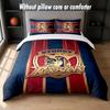 Sydney Roosters Design Bett Bettwäsche Set 1 Bettbezug + 2 Kissenbezüge Weich Atmungsaktiv Haushalt Bettwäsche