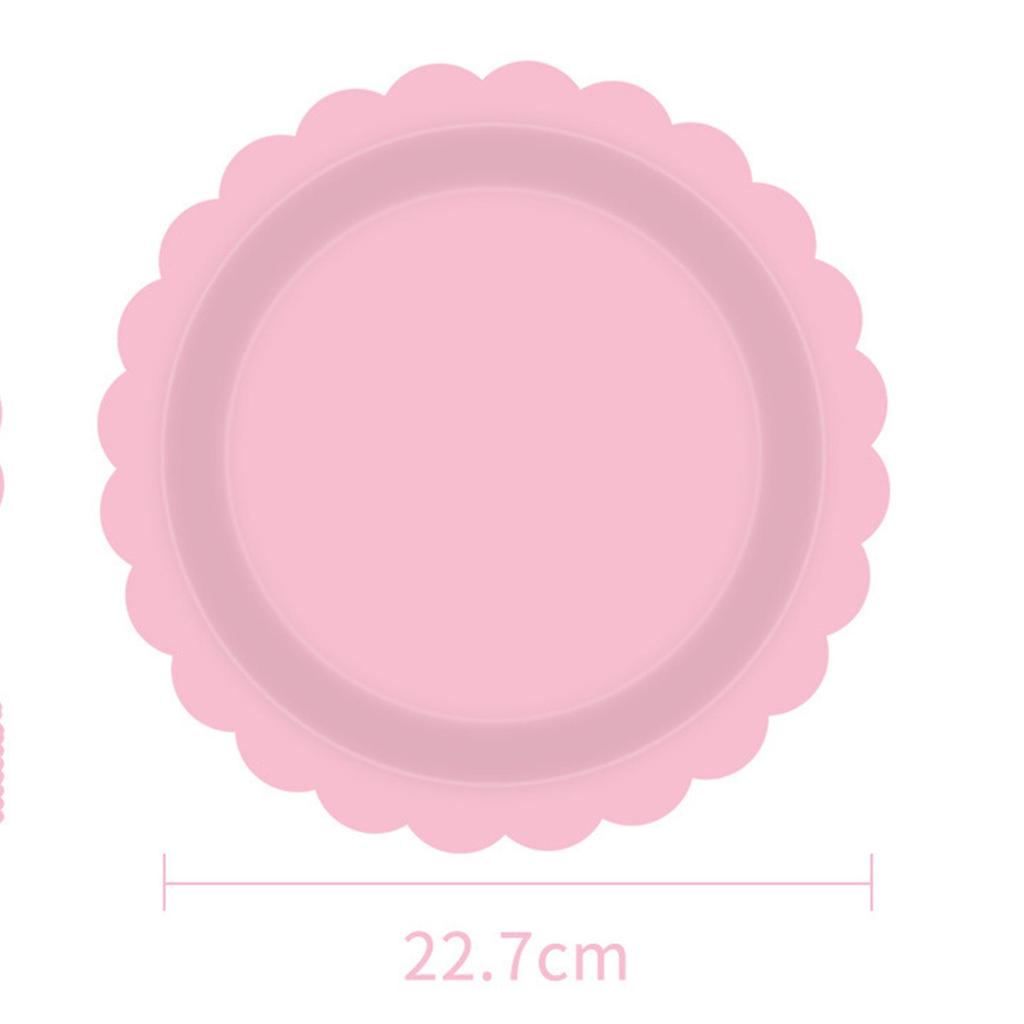 Lace Paper Plates & Napkins Party Set - Disposable Birthday Decoration Supplies