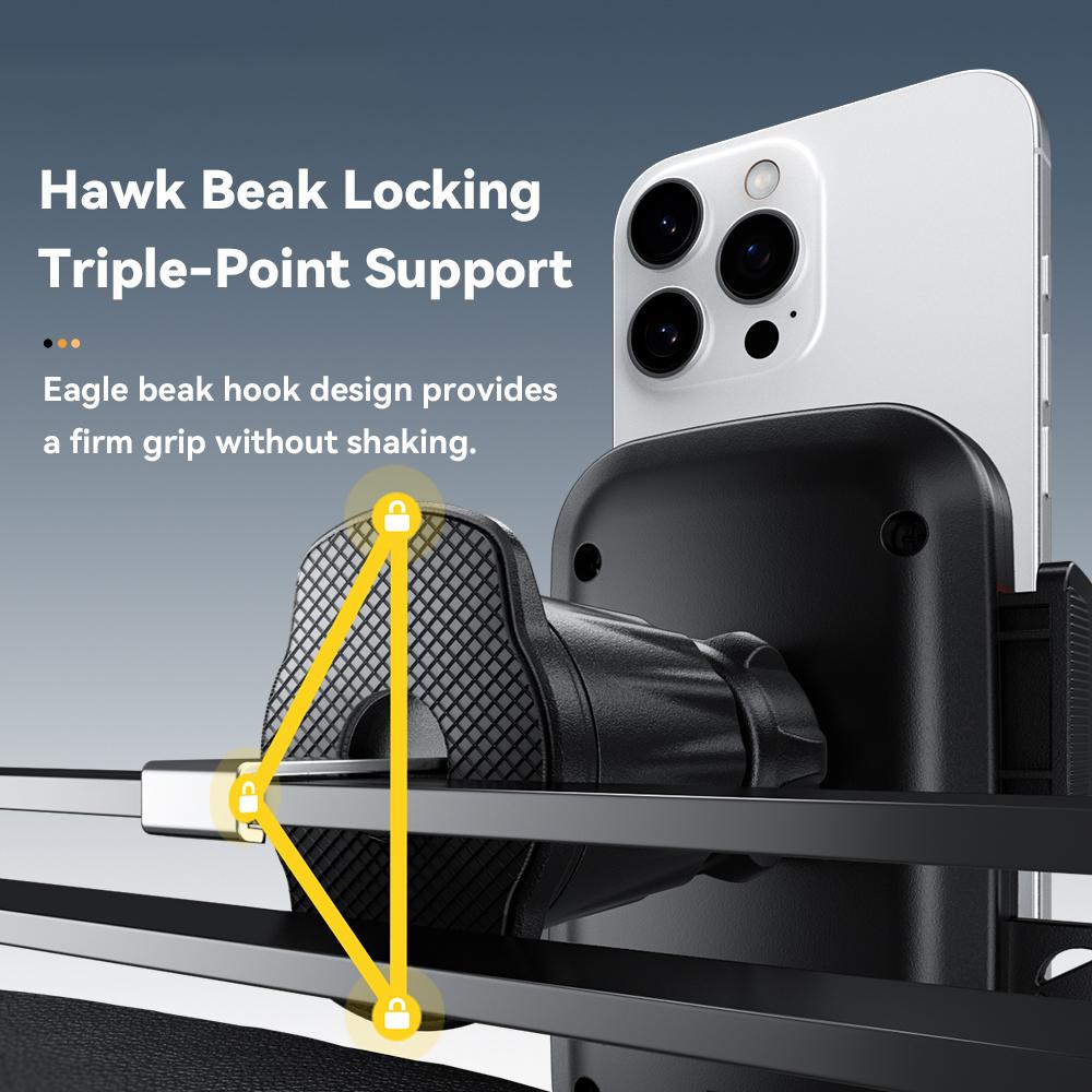 ESSAGER Car Phone Holder Air Vent Mount 360° Rotation Adjustable Bracket Stable Support for 4.7