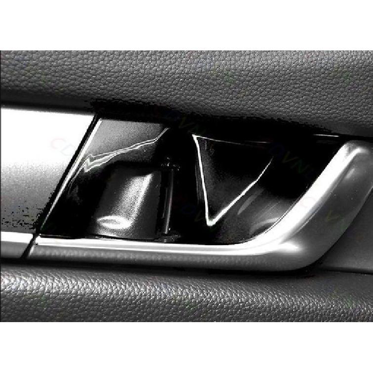 Inner Door Handle Bowl Panel Cover For Honda Accord 2018- 10th Bright Black