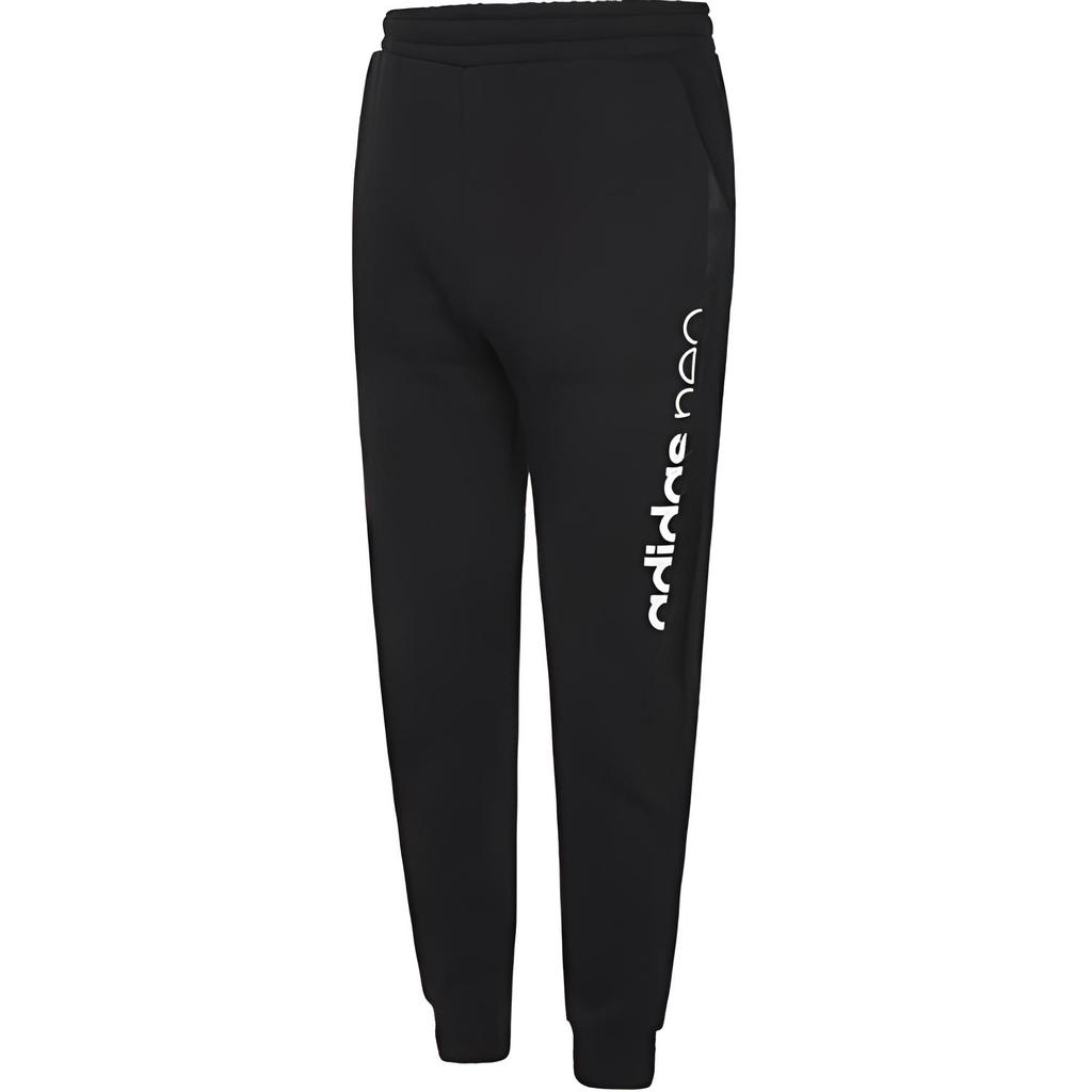 Adidas Neo Lifestyle Casual Series M Fav Cf Track Letter Fashion Versatile Cuffed Knitted Sports Pants Men Bottoms Black CV8134