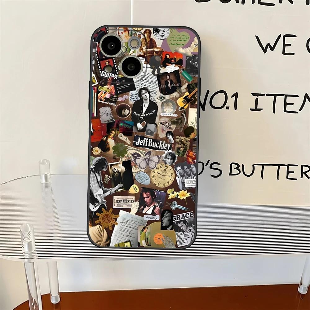 Apple IPhone15ProMax Mobile Phone Case Jeff Buckley Singer Mobile Phone Case Is Painted and Anti-drop.