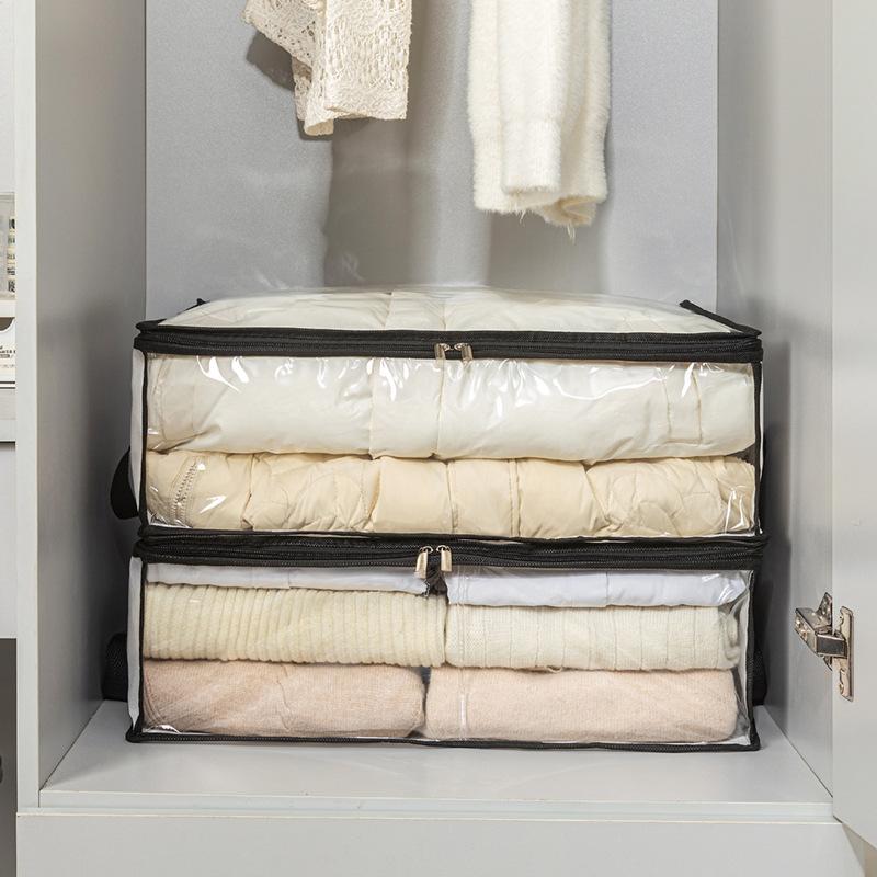 Dormitory Home Moisture-proof Clothing Storage and Organizing Bag, Placed Under the Bed for Bedding and Clothing Storage