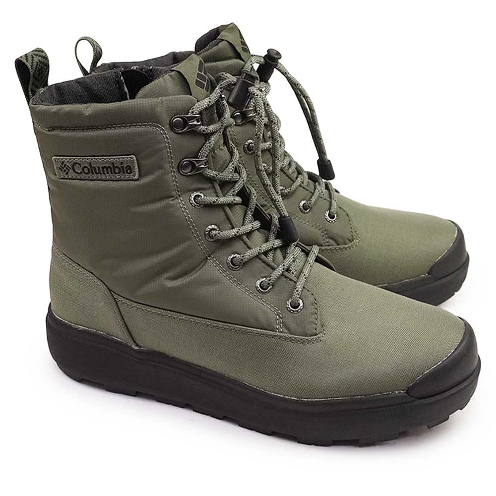 Columbia Sapland Three Waterproof Infinity Size Stone Green Omni-Heat Boots, YU8517, 25.0cm,