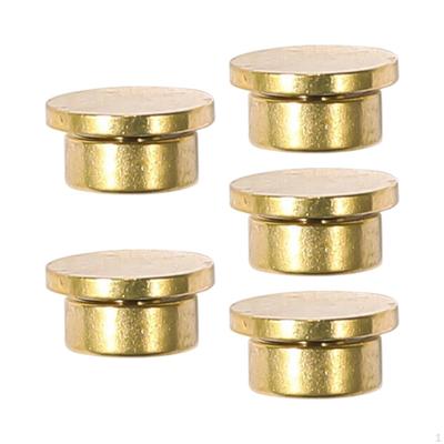 5 Stück Mini-Drehlager Miniatur-Legierung Gold-Drehteller Rotierend für Bastelkunst